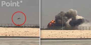 Avion de vânătoare indian, prăbușit la Dubai Airshow! Panică printre spectatori și fum negru deasupra aeroportului