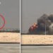 Avion de vânătoare indian, prăbușit la Dubai Airshow! Panică printre spectatori și fum negru deasupra aeroportului