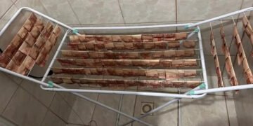 Poliția braziliană, imagini incredibile: a descoperit bani… literalmente spălați