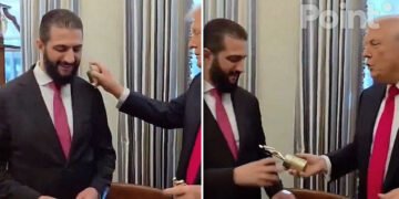 Donald Trump l-a stropit cu parfum pe președintele Siriei