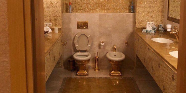 Scandal uriaș de corupție în Ucraina: percheziții, pungi cu bani și o… toaletă din aur