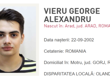 Dispariție misterioasă în Olanda! Un tânăr din Motru, dat dispărut de familie