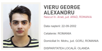 Dispariție misterioasă în Olanda! Un tânăr din Motru, dat dispărut de familie