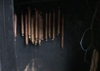 Afumătoare improvizată, cuprinsă de flăcări în Târgu Jiu