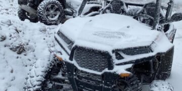 Impact violent între două ATV-uri în Rânca!