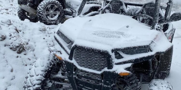 Impact violent între două ATV-uri în Rânca!