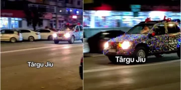 Mașina cu instalații a devenit virală