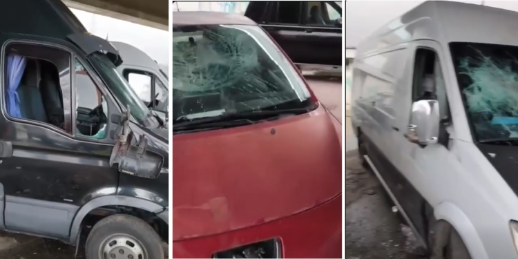 Vandalism în serie la Târgu Jiu! Mașini distruse în zona Litovoi, autorii sunt încă necunoscuți