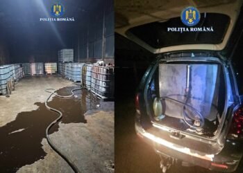 Rețea de „hoți de țiței” prinsă în flagrant! Zeci de tone furate, mașină transformată în cisternă și bani cash găsiți în ascunzătoare