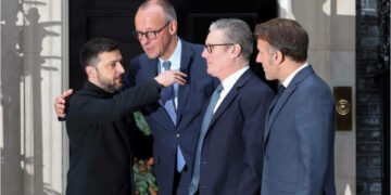 Zelenski s-a văzut cu trei lideri europeni