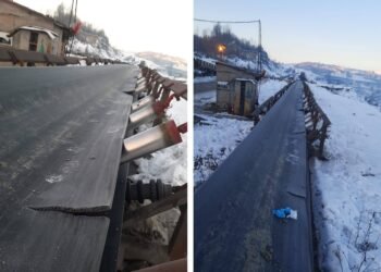 Gerul pune la grea încercare utilajele din carierele miniere ale Complexului Energetic Oltenia. Bandă transportoare distrusă la Tismana