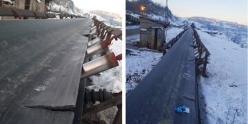 Gerul pune la grea încercare utilajele din carierele miniere ale Complexului Energetic Oltenia. Bandă transportoare distrusă la Tismana