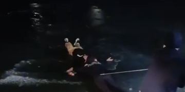 Un arbitru din Târgu Jiu s-a aruncat în apele înghețate