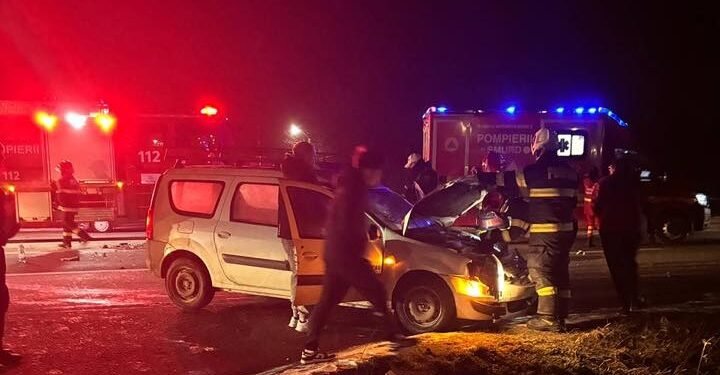 Mașini în coliziune pe DN6