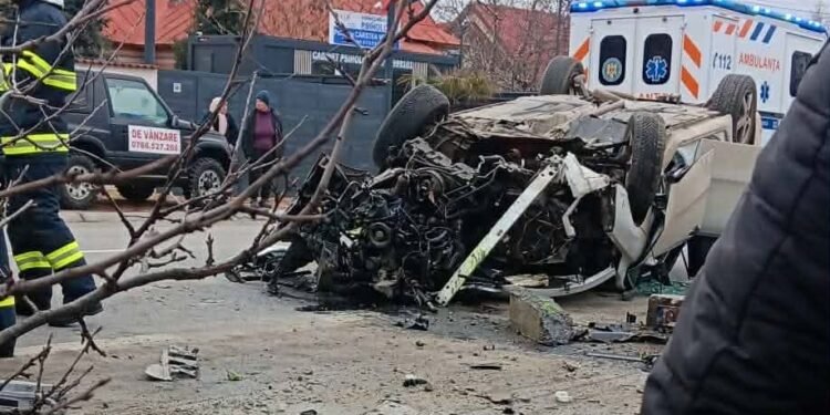 A intrat direct într-un cap de pod