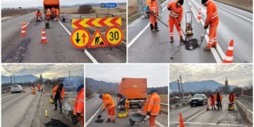 Atenție, șoferi! Lucrări provizorii pe DN 66 Petroșani – Simeria