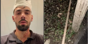 Tânăr bătut crunt de 8 fotbalişti