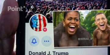 Trump a publicat un videoclip în care familia Obama apare sub forma unor maimuțe 🐒