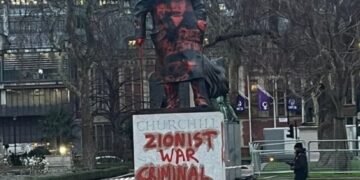 Arestat pentru vandalizarea statuii lui Churchill din Londra