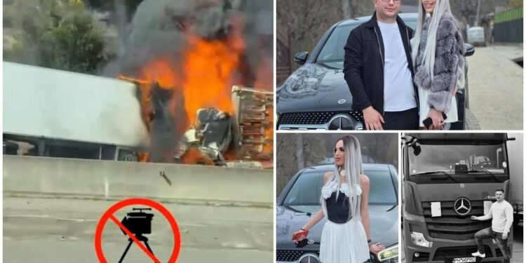 Ionuț și Mădălina au pierit în cabina unui camion. Erau căsătoriți și șoferi pe TIR!