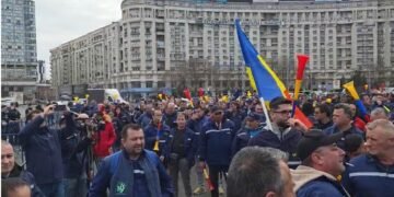 Minerii ajunși la București nu au de gând să se întoarcă astăzi