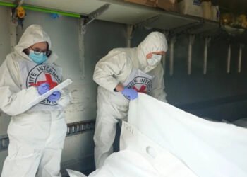 Grenadă neexplodată în corpul unui militar ucrainean decedat