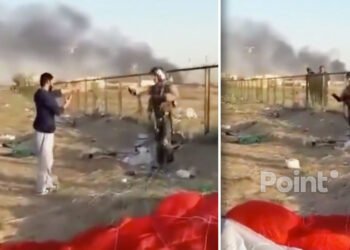 Pilot american doborât în Kuweit, la un pas de linșaj! Localnicii l-au confundat cu un iranian