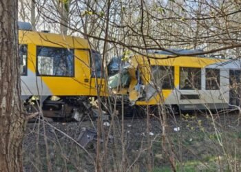 Două trenuri locale s-au ciocnit frontal în Danemarca