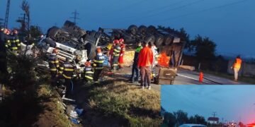 Breaking News în Gorj: Accident grav pe DN 66! Un șofer a murit, traficul spre Târgu Jiu este deviat
