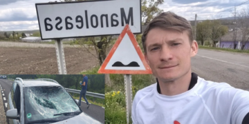 Lovit de mașină în timp ce alerga pentru o cauză nobilă