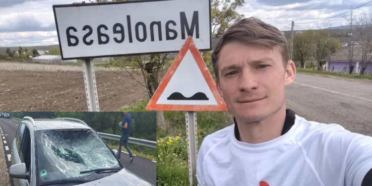 Lovit de mașină în timp ce alerga pentru o cauză nobilă