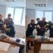 Șef scos în cătușe dintr-o instituție publică