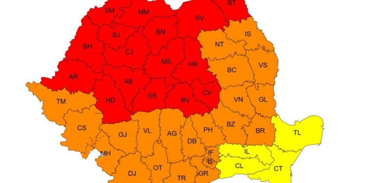 ALERTĂ ROȘIE! România intră în cuptor: temperaturi de până la 40 de grade și nopți tropicale
