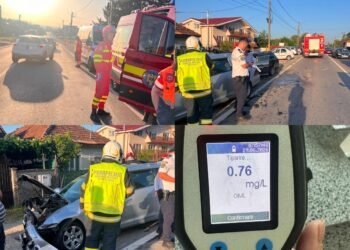 Acum pe DN67! Șofer beat și posibil drogat