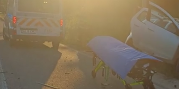 Polițist în stare critică, la spital