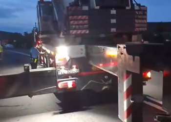 Trafic blocat, acum, la Bujoreni