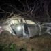 Mașină făcută praf, șofer de 26 de ani la spital