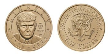 Trump, pe moneda de un dolar