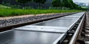 Panouri solare pe căile ferate din Elveția
