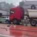 A acroșat autospeciala Poliției