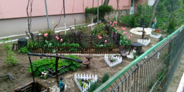 Scandal de pomină pentru câteva flori, la Târgu Jiu! O femeie și-a amenințat vecina cu sapa: „Îți dau în cap!”