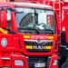 Incendiu într-un apartament cu patru butelii
