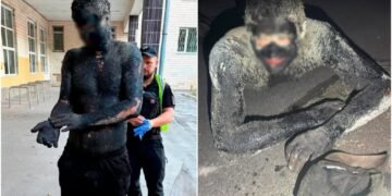 S-a dat cu smoală ca să poată fura noaptea