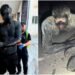 S-a dat cu smoală ca să poată fura noaptea