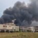 Incendiu puternic la un depozit de hârtie. RO-ALERT pentru populație
