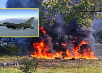 Un avion de luptă F-16 s-a prăbușit în Michigan în timpul unui exercițiu