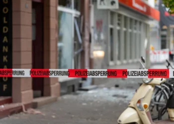 Explozii simultane la Frankfurt