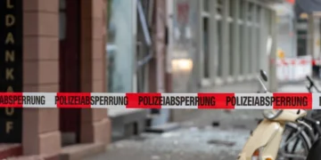 Explozii simultane la Frankfurt