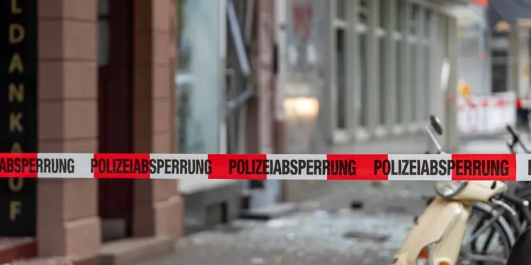Explozii simultane la Frankfurt