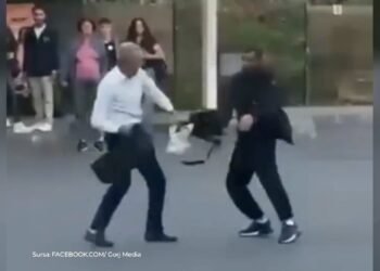 Bătaie într-o zonă aglomerată din Târgu Jiu